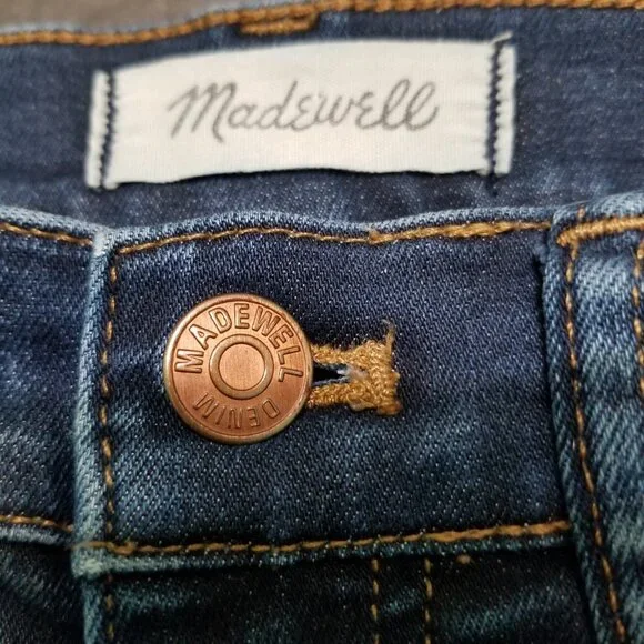 Madewell Jeans Size 29 Stretch Denim Dark Wash - Picture 7 of 8
